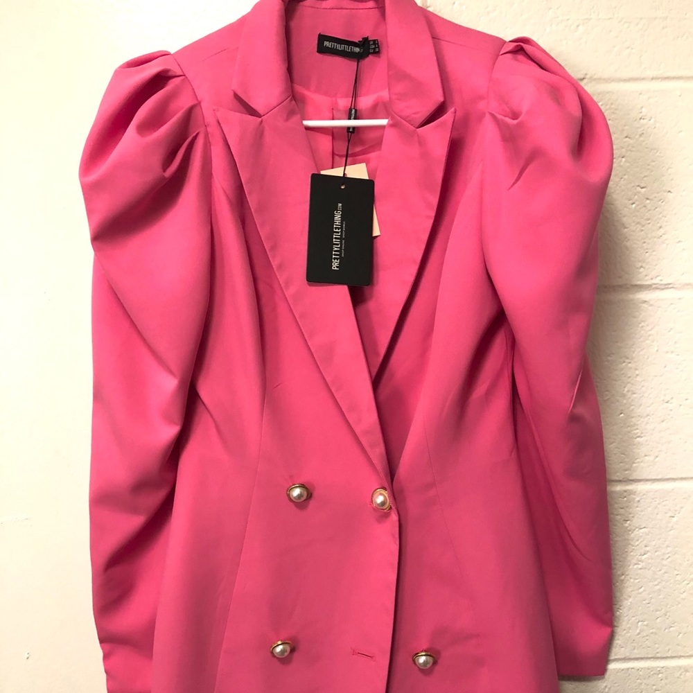 HOT PINK - Blazer dress
